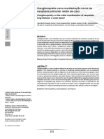 Ganglionopatia pulmonar neoplasia