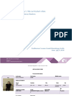 Integrative Activity 1. My Curriculum Vitae.: Student Name: Cesar Monroy Mendoza