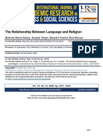 Relationship Between Language and Religion