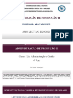 Administração de Produção Ii