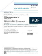 Type Approval Certificate: Finnøy Gear & Propeller AS