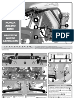 Manual de Montagem Scam - Honda Xre300 2010 Protetor Motor Carenagem Sptop357