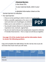Physical and Chemical Barriers HW