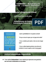 CGB0007 - Estatística II Curso - Ciência Política: Departamento de Estatística Universidade Federal Do Piauí