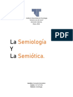 La Semiologia y La Semiotica-Fernando Hernandez.