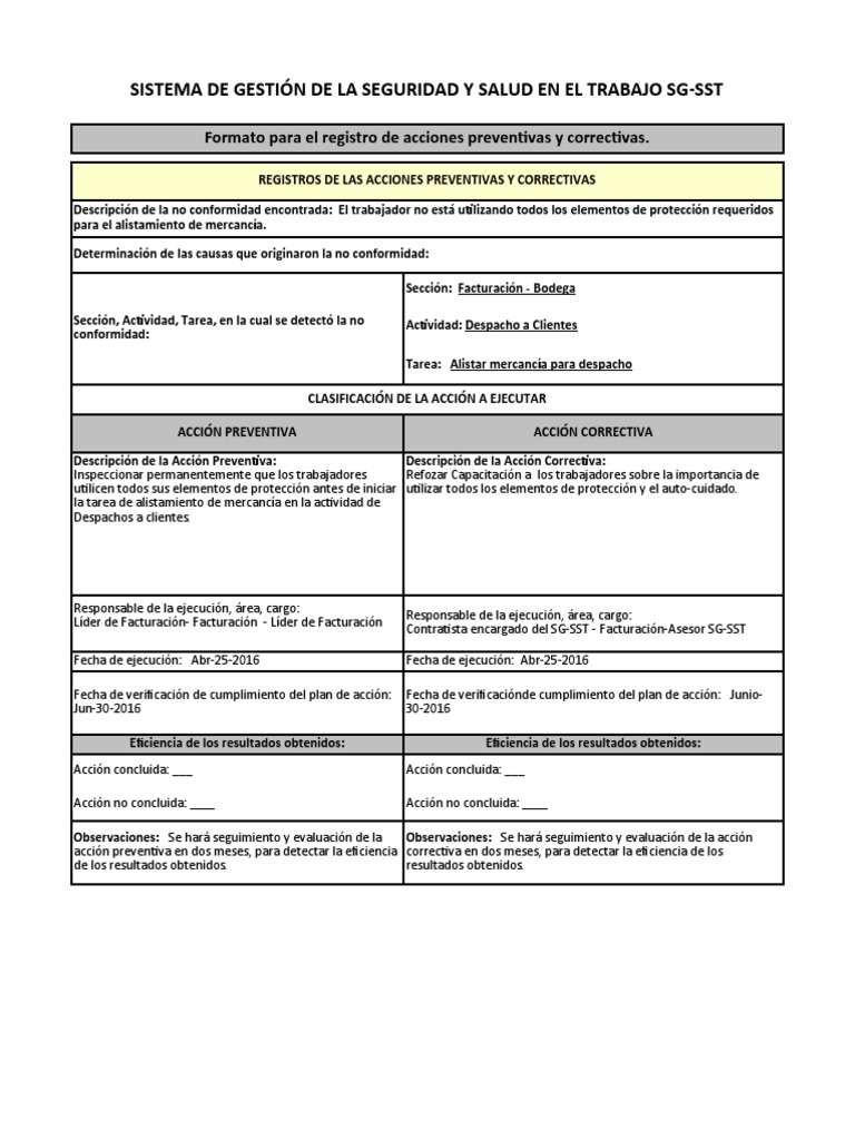 Formato Acpm SGSST | PDF | Business