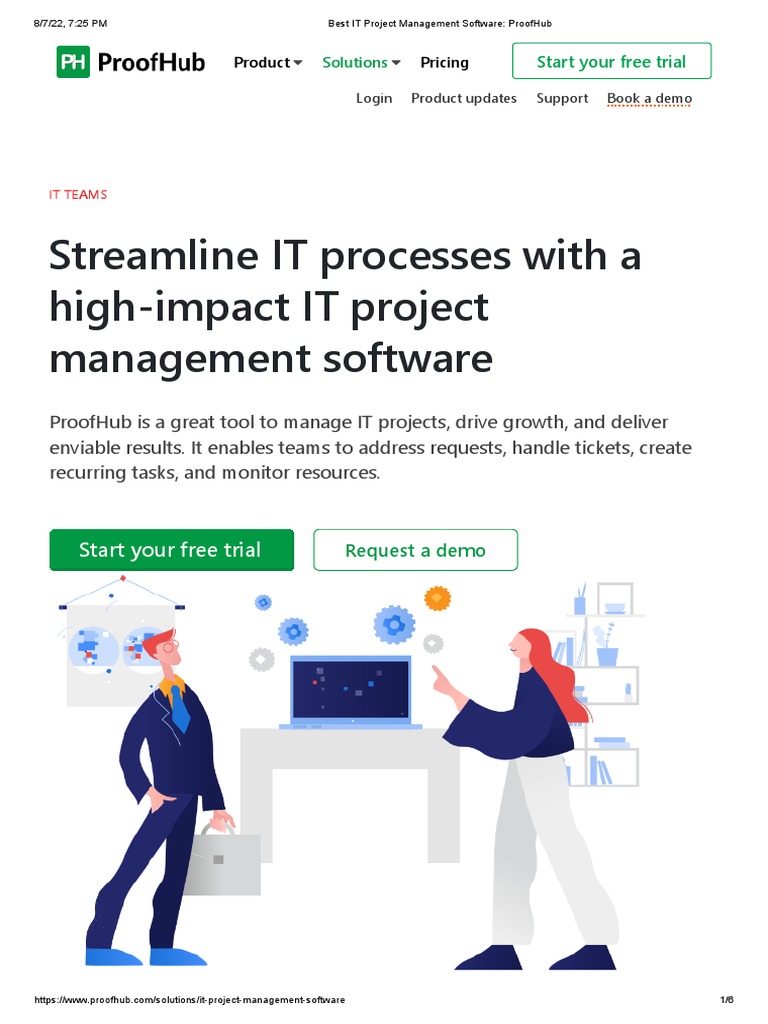 Best IT Project Management Software - ProofHub | PDF | Project ...