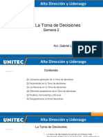 Notas de Clase Semana 2 La Toma de Decisiones