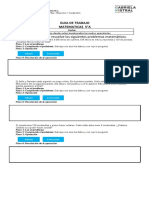 Guia de Trabajo Matematicas