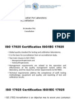 ISO 17025 Certification For Laboratory Accreditation: DR Amadou TALL Consultation