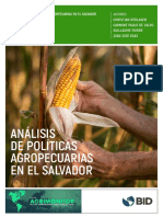 Análisis de Politicas Agropecuarias en El Salvador