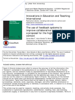 Mauri2014the Use of Feedback Systems To Improve Collaborative Text Writing
