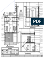 A-DOR-04-Planta arquitectonica segundo nivel, secciones arquitectonicas a, b y detalles