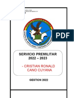 Caratulas Del Servicio Premilitar 2022 - 2023