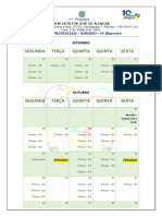 Calendário - RODÍZIO - IV Bimestre