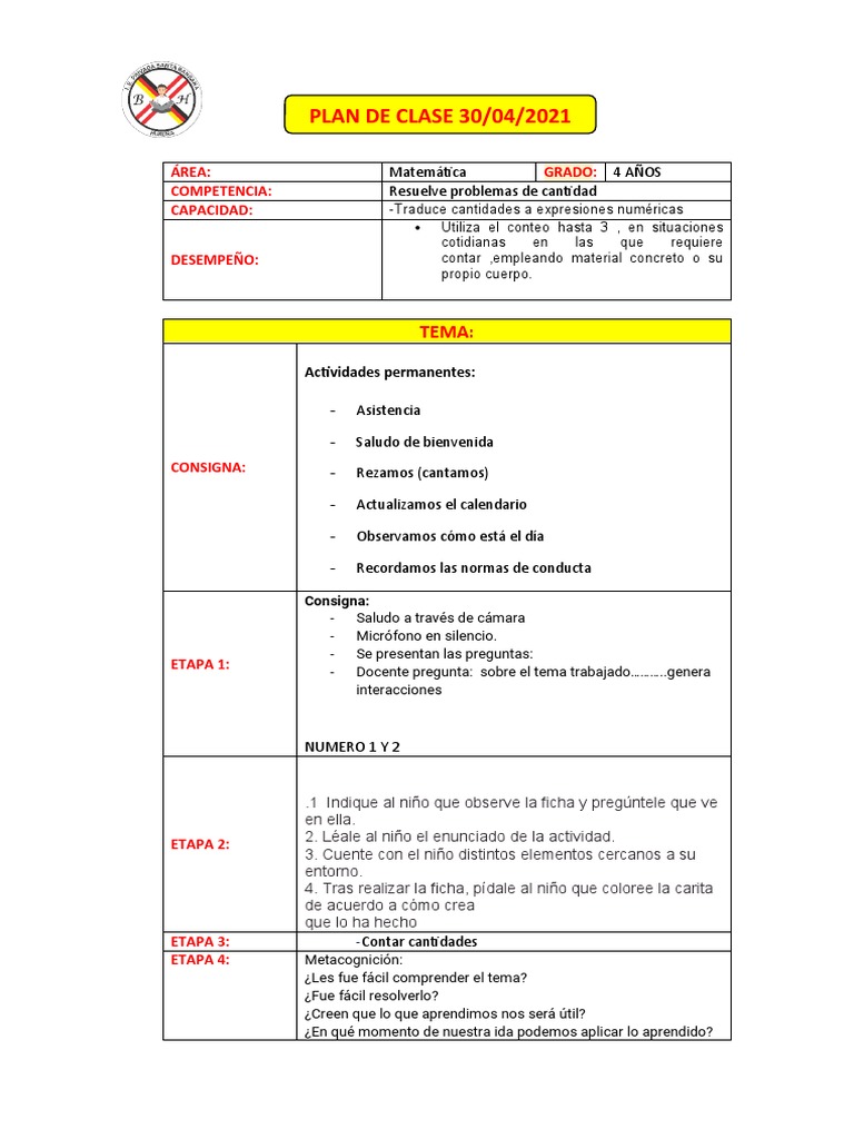 Actividades de Conteo para Niños de 4 Años | PDF | Crecimiento personal ...