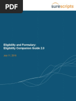 SureScript - Eligibility and Formulary