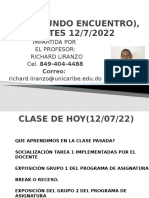 CLASE VIRTUAL TIC  SEGUNDO  ENCUENTRO MARTES 12-7-22 DE 6 A 10 P.M..pptx