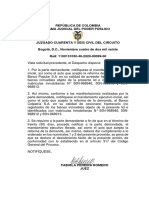 República de Colombia Rama Judicial Del Poder Público