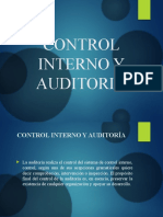 Control Interno y Auditoria