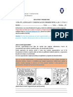 Segundo Trimestre GUÍA N°2 Argumentación (Vespertina)