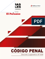 Código Penal Peruano actualizado