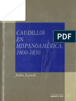 Caudillo en Hispanoamérica 1800-1850 John Lynch