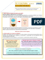 Arte y Cultura Ficha de Trabajo 16-09-21