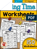 Telling Time Worksheets