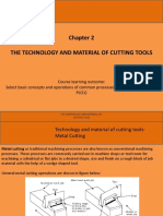 Chapter 2 - Tech and Material of Cutting Tools