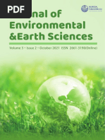 Journal of Environmental & Earth Sciences - ISSN: 2661-3190