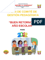 Comité de Gestión Pedagógica Plan de Trabajo Actualizado