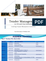Tender Management: in Oil and Gas Industry