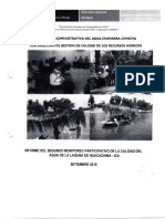 Autoridad Administrativa Del Agua Chaparra Chincha Sub Direccion de Gestion de Calidad de Los Recursos Hidricos