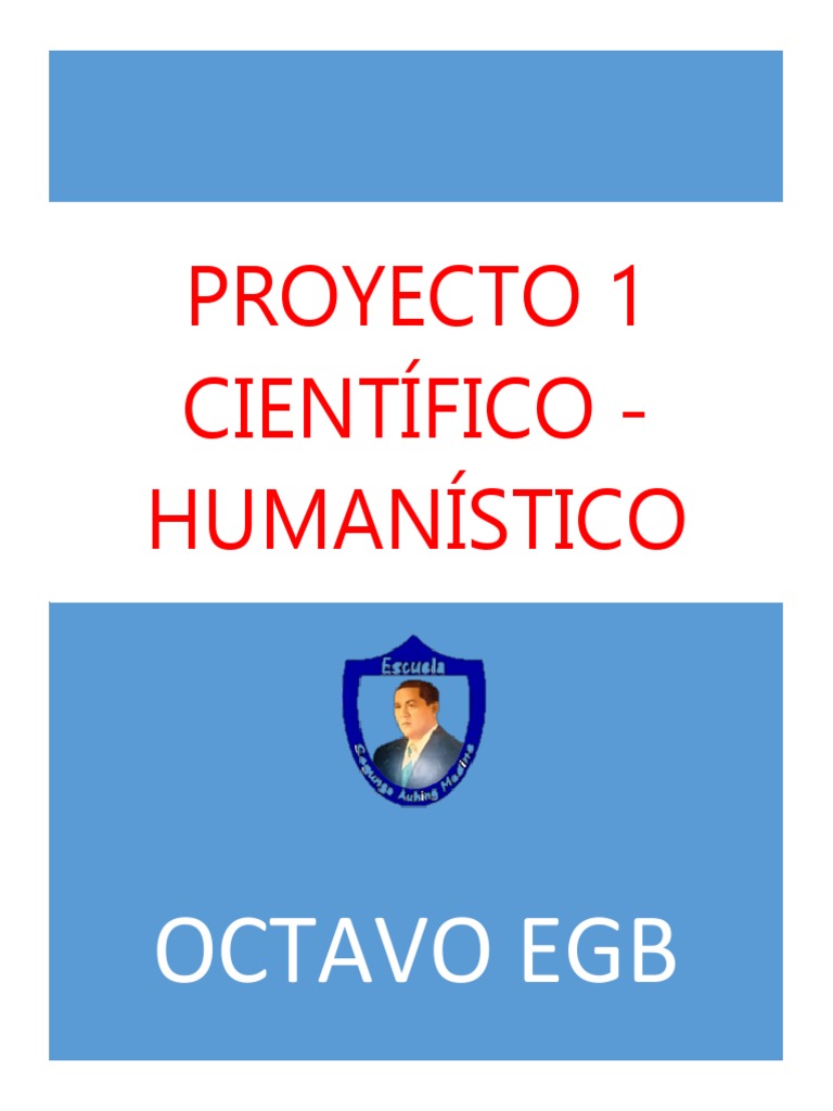 8VO. PROYECTO 1 Humanistico PDF Biología Celular) Organismos