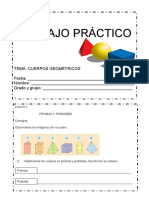 Recortables Trabajo Práctico Cuerpos Geométricos 