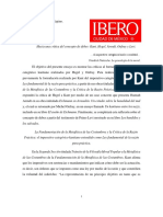 Hacia Una Crítica Del Concepto de Deber Kant, Hegel, Arendt, Onfray y Levi