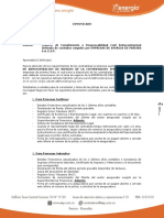 Comunicado Contratistas Energia de Pereira