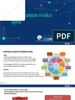 Materi - Manajemen Risiko SPBE