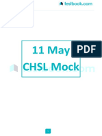 11 May CHSL Mock: Useful Links