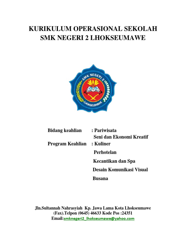 Contoh Kos SMK | PDF