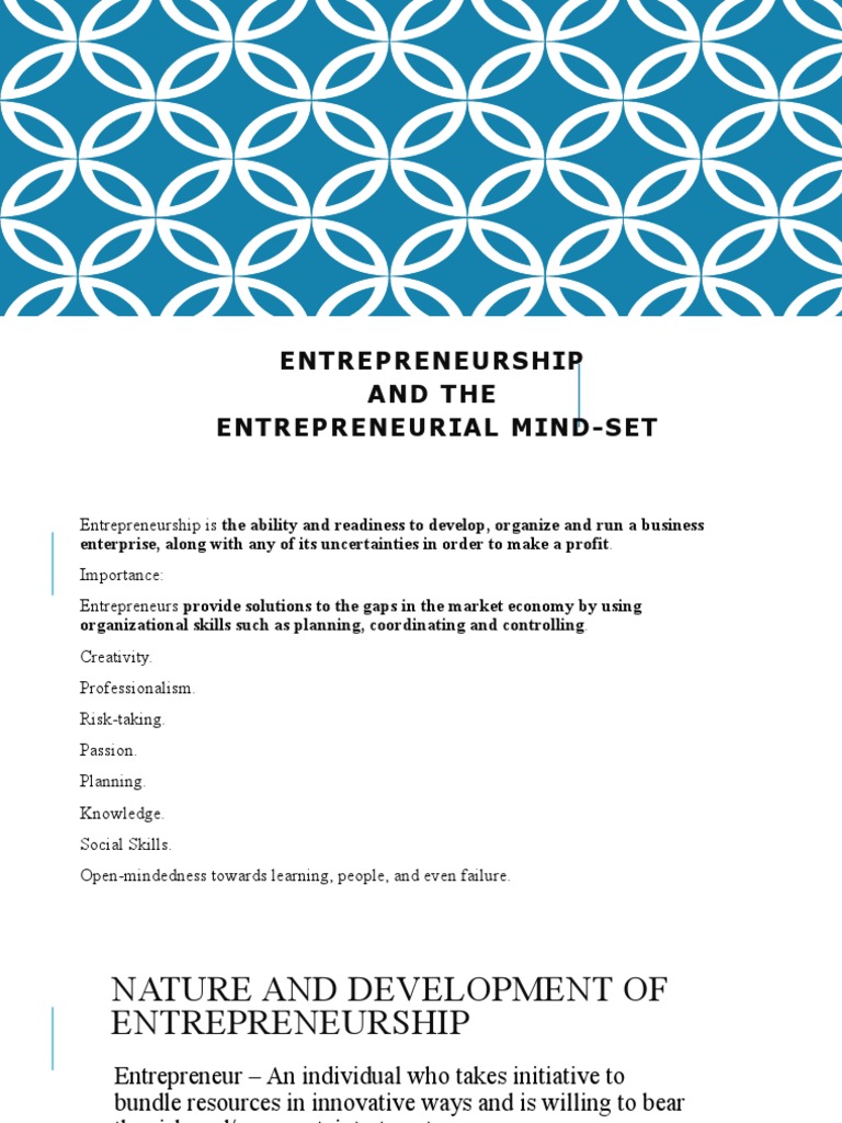 Chap 001 | PDF | Entrepreneurship | Feeling