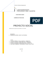 Proyección Social Avance - Grupal