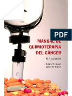 Manual de Quimioterapia Del Cáncer