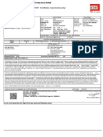 POSP - Two Wheeler Comprehensive Policy: Certificate of Insurance Cum Policy Schedule