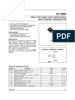 ST13003 Datasheet