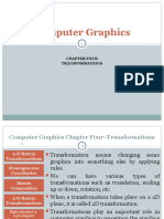 Computer Graphics: Chapter Four Transformations