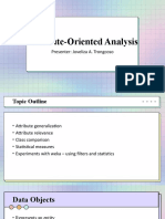Attribute Oriented Analysis