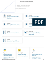 Azure Developer Documentation - Microsoft Docs