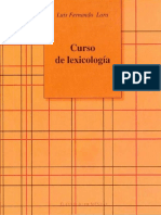Luis Fernando Lara Curso de Lexicologia